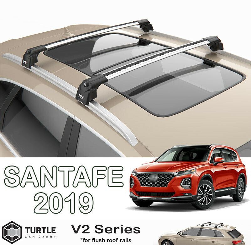 fit for Hyundai Santafe XL Roof Rack Bars Cross Bar 2018--> fit for Hyundai Santafe XL Roof Rack Bars Cross Bar 2018-->